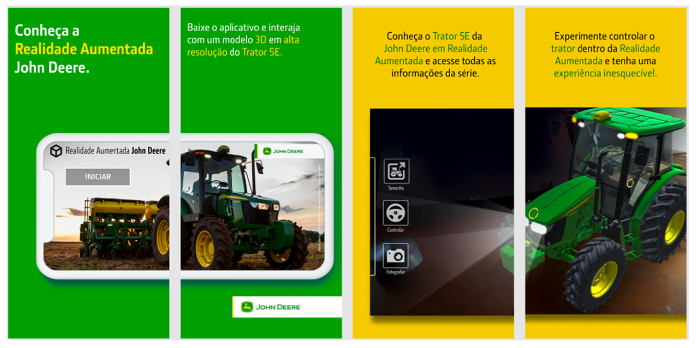 John Deere em realidade aumentada
